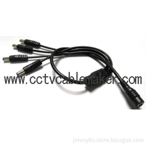 DC power splitter, power cord, CCTV power supply